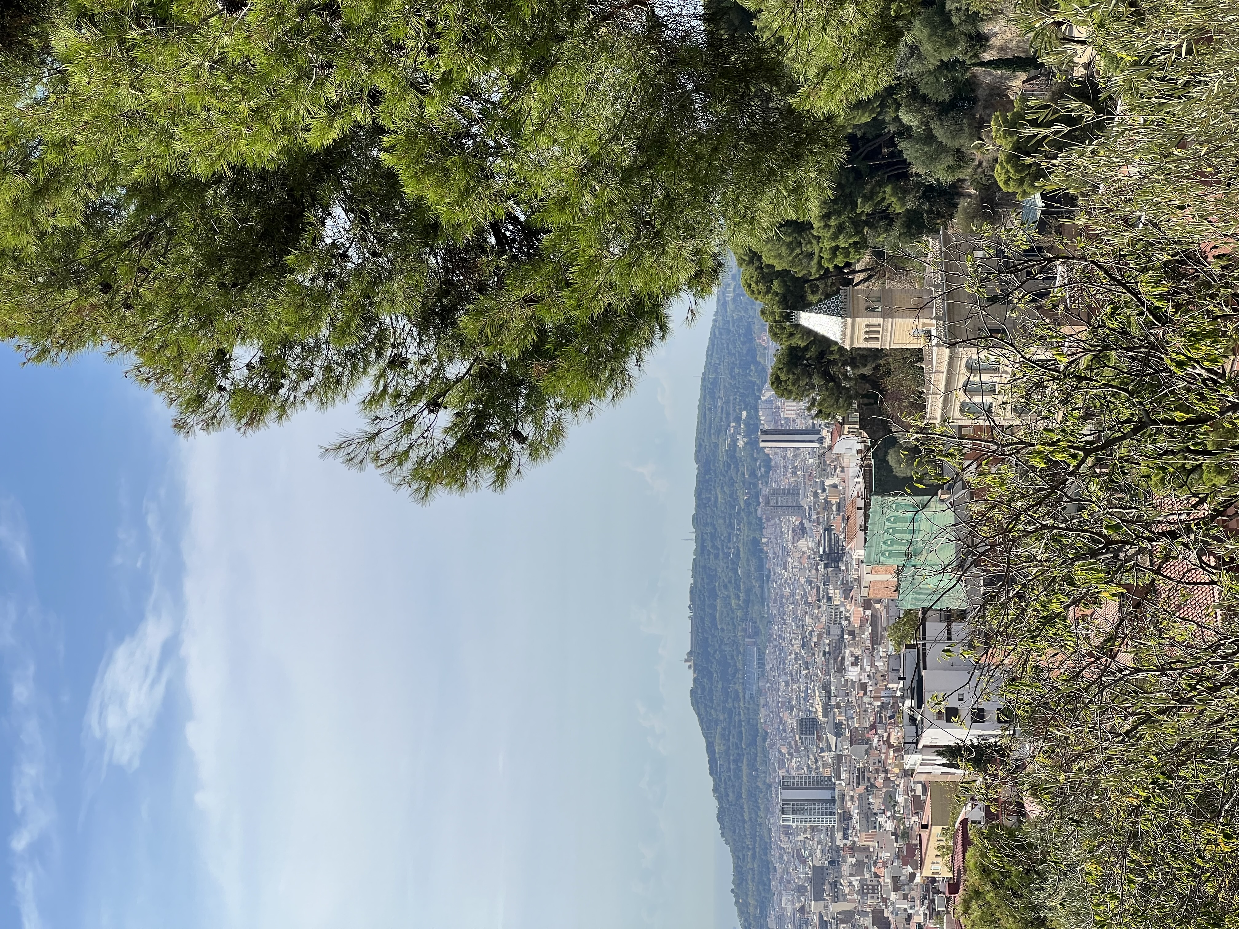 Barcelona city view
