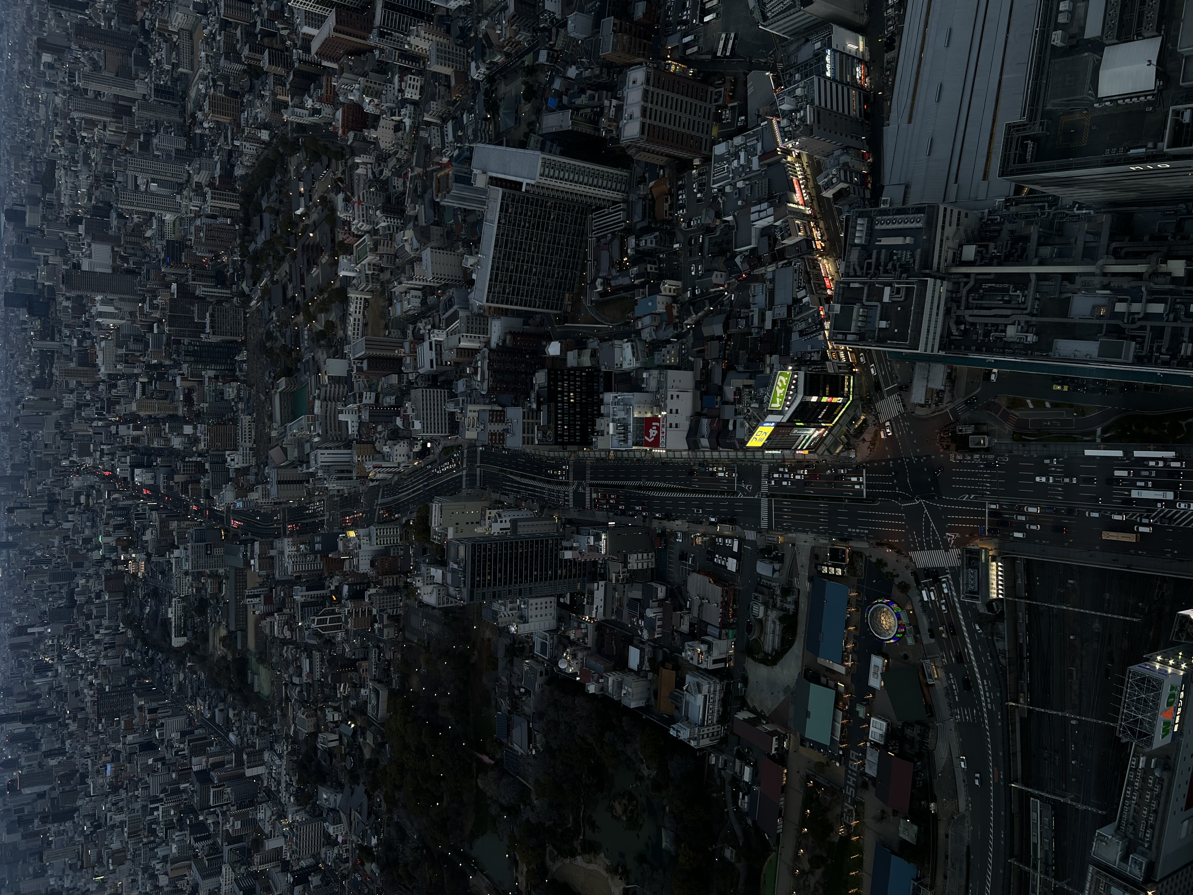 Osaka view from Harukas 300
